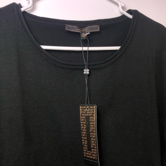 NWT MaxSport black twofer top size XL - Picture 6 of 9